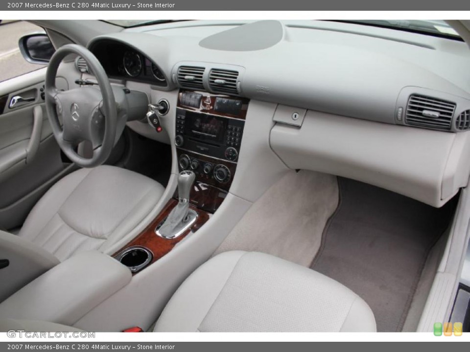 Stone Interior Dashboard for the 2007 Mercedes-Benz C 280 4Matic Luxury #48788863