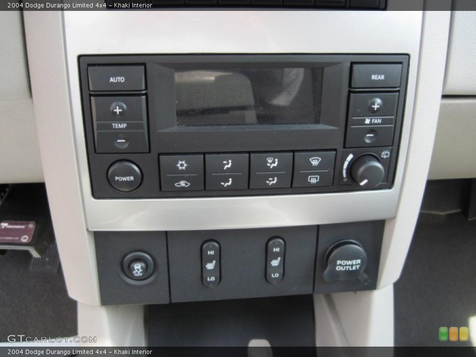 Khaki Interior Controls for the 2004 Dodge Durango Limited 4x4 #48789649