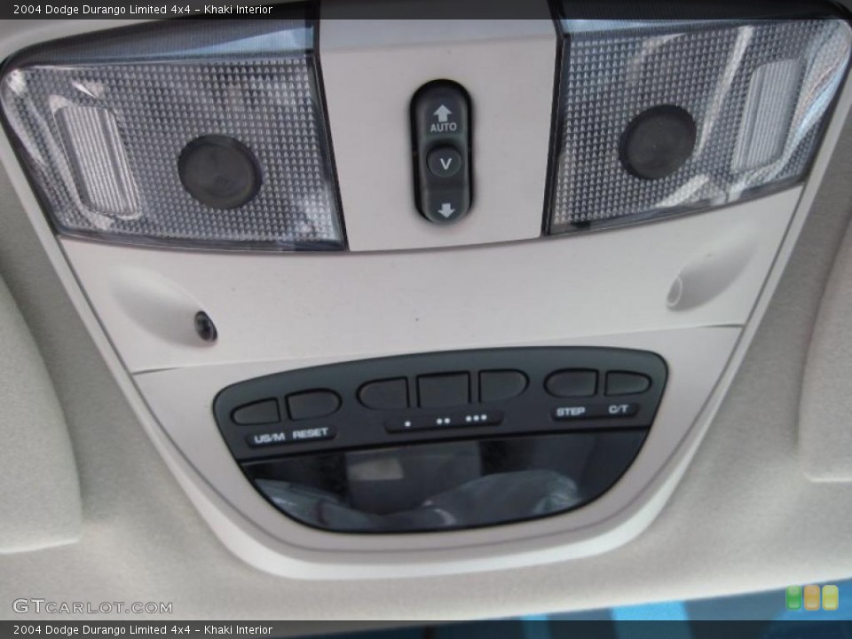 Khaki Interior Controls for the 2004 Dodge Durango Limited 4x4 #48789691