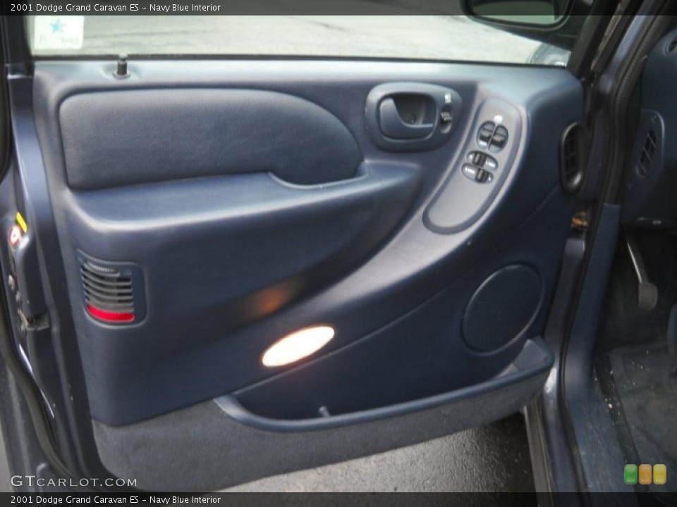 Navy Blue Interior Door Panel for the 2001 Dodge Grand Caravan ES #48789837