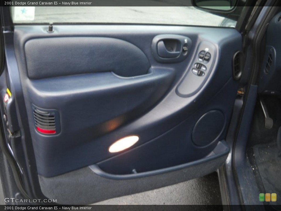 Navy Blue Interior Door Panel for the 2001 Dodge Grand Caravan ES #48789883
