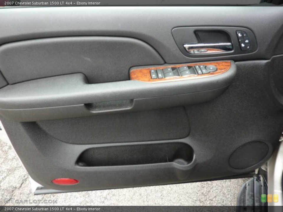 Ebony Interior Door Panel for the 2007 Chevrolet Suburban 1500 LT 4x4 #48791185
