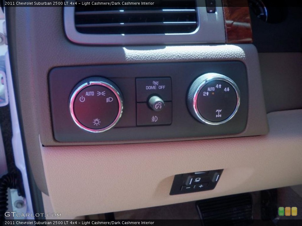 Light Cashmere/Dark Cashmere Interior Controls for the 2011 Chevrolet Suburban 2500 LT 4x4 #48791998