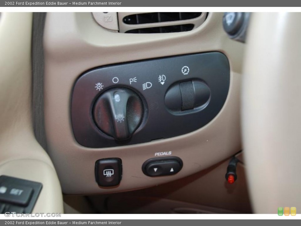 Medium Parchment Interior Controls for the 2002 Ford Expedition Eddie Bauer #48792049