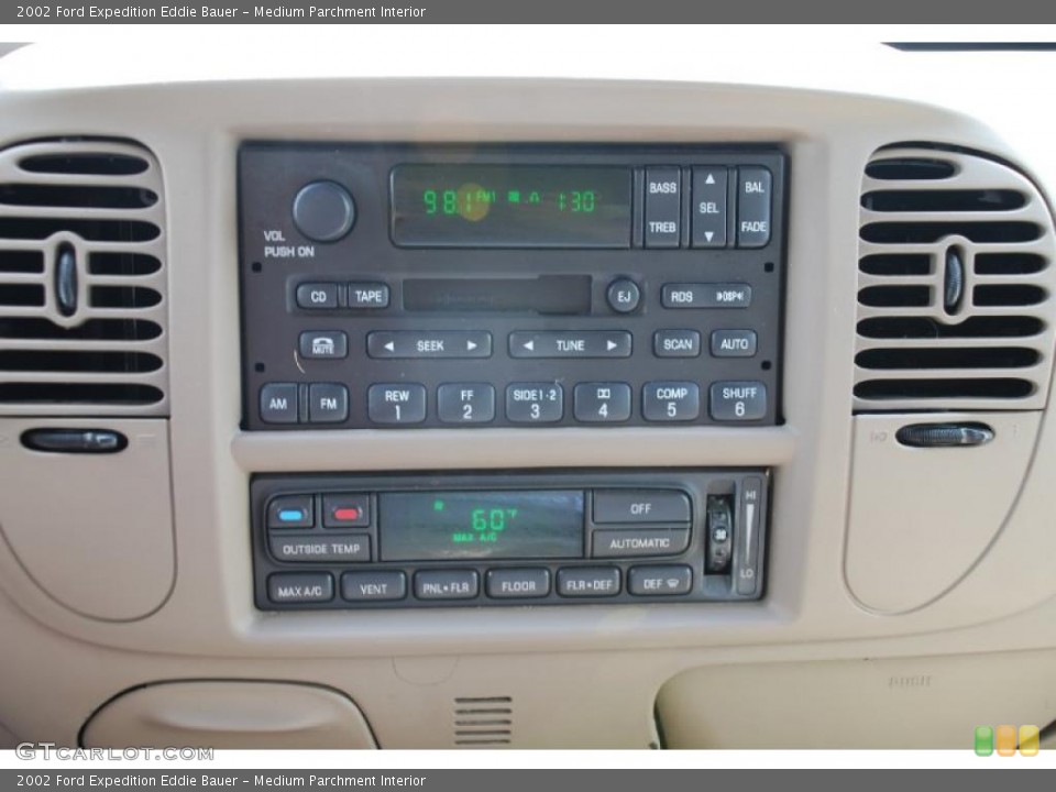 Medium Parchment Interior Controls for the 2002 Ford Expedition Eddie Bauer #48792127