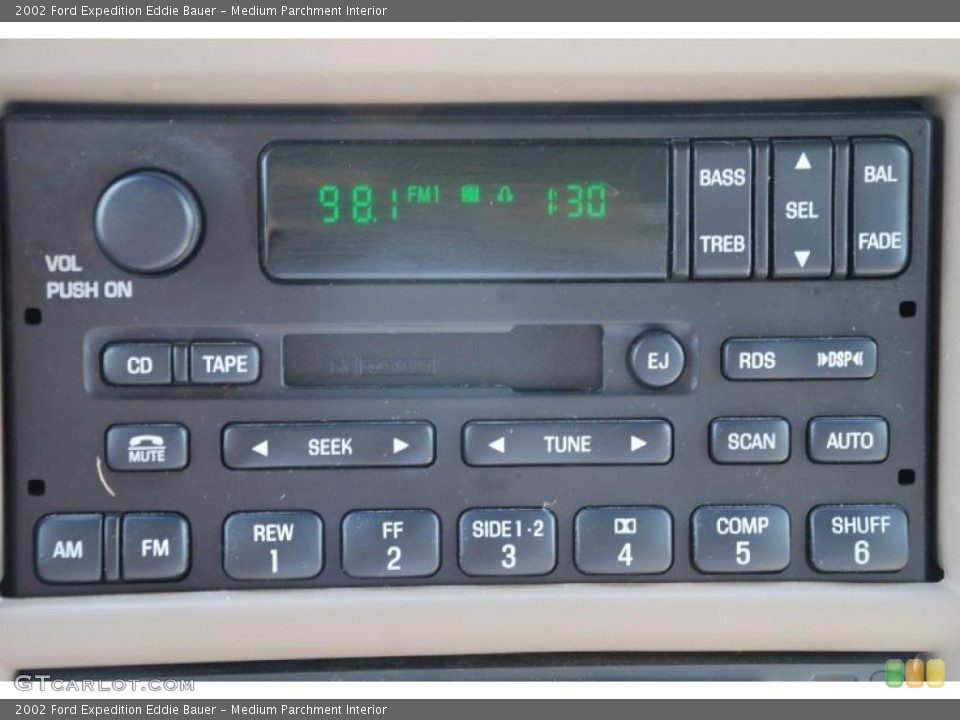Medium Parchment Interior Controls for the 2002 Ford Expedition Eddie Bauer #48792142