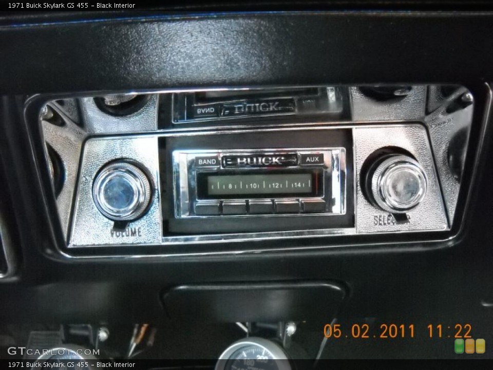 Black Interior Controls for the 1971 Buick Skylark GS 455 #48792816