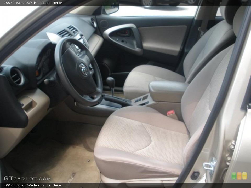 Taupe Interior Photo for the 2007 Toyota RAV4 I4 #48793129