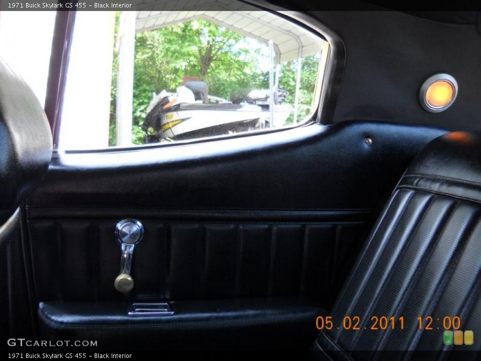 Black 1971 Buick Skylark Interiors