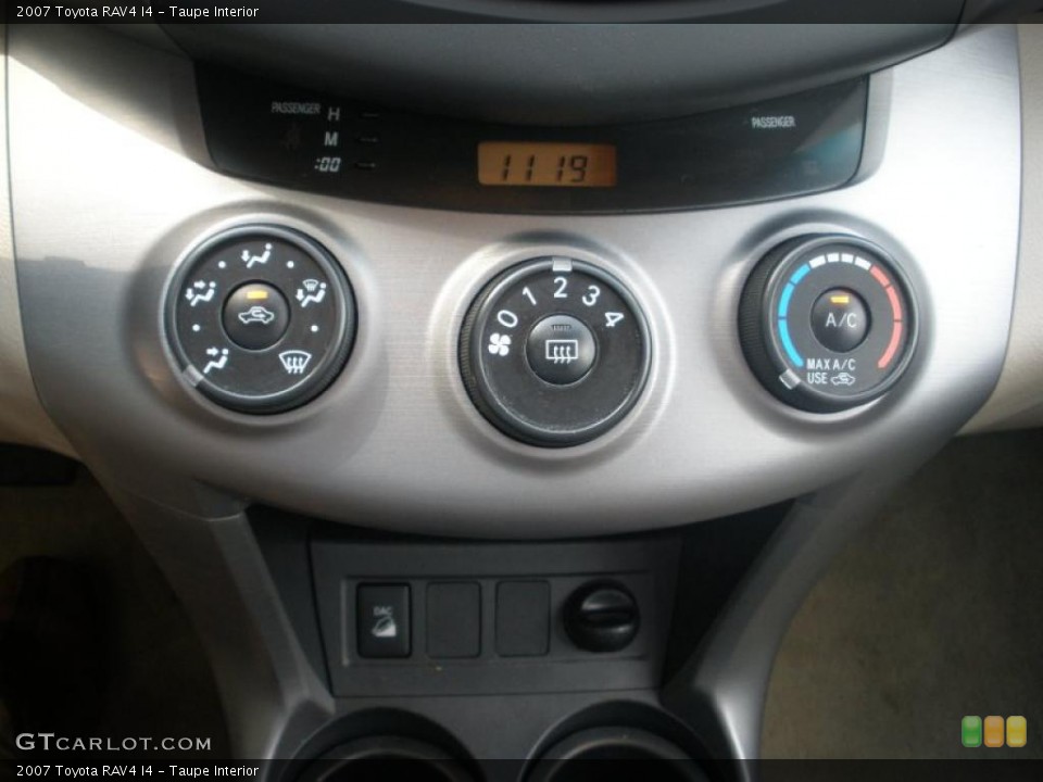 Taupe Interior Controls for the 2007 Toyota RAV4 I4 #48793327