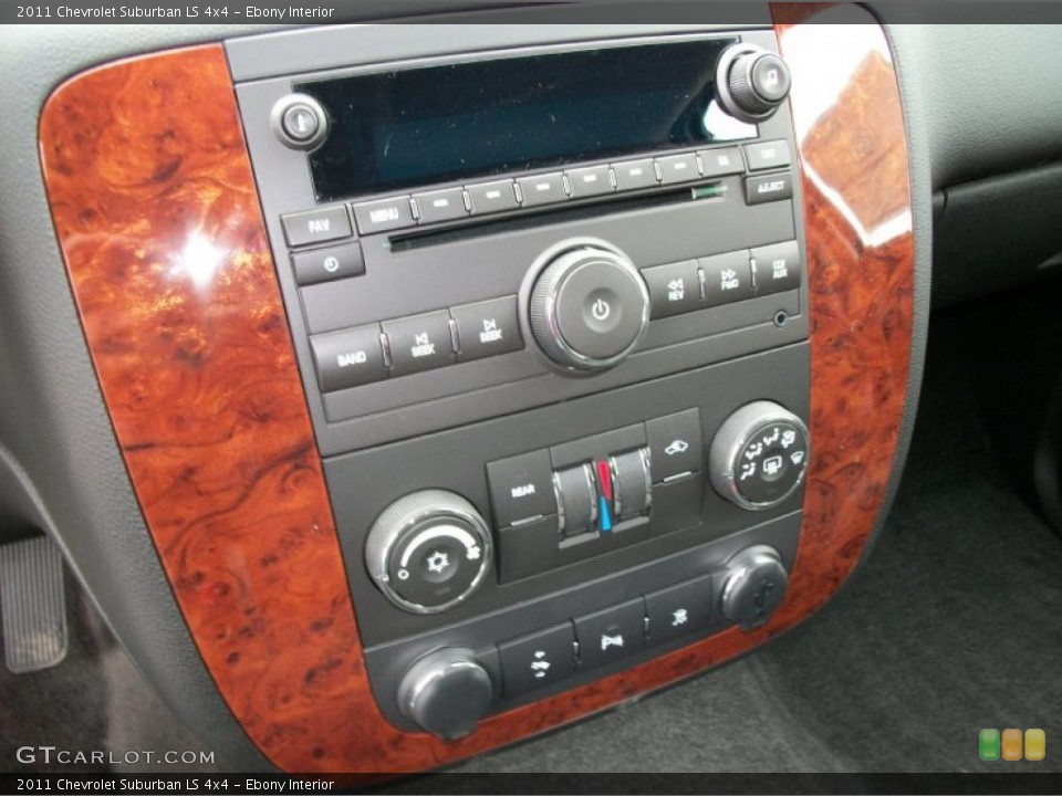 Ebony Interior Controls for the 2011 Chevrolet Suburban LS 4x4 #48793570