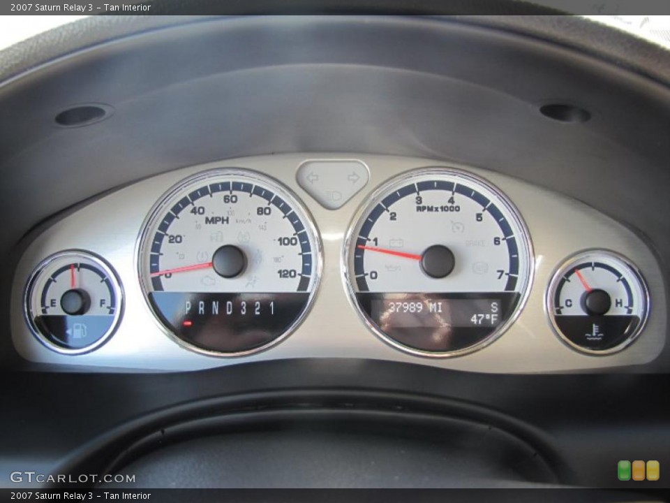 Tan Interior Gauges for the 2007 Saturn Relay 3 #48794368