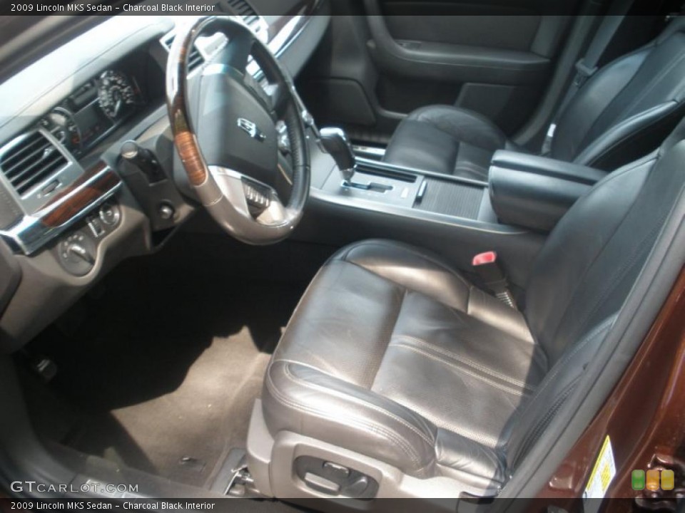 Charcoal Black Interior Photo for the 2009 Lincoln MKS Sedan #48795350