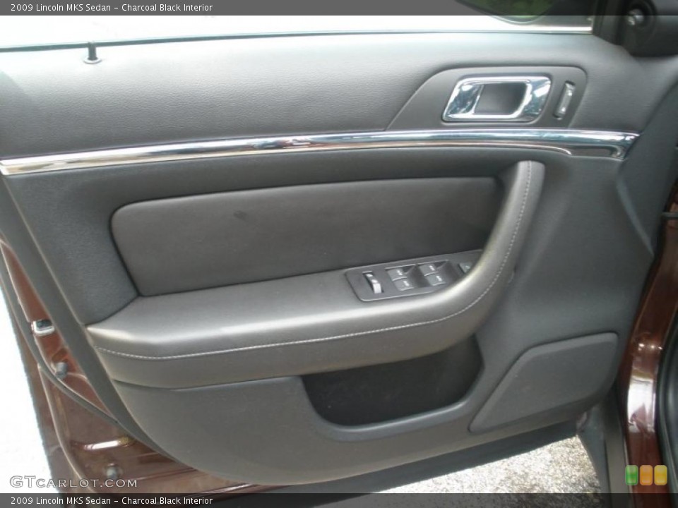 Charcoal Black Interior Door Panel for the 2009 Lincoln MKS Sedan #48795373