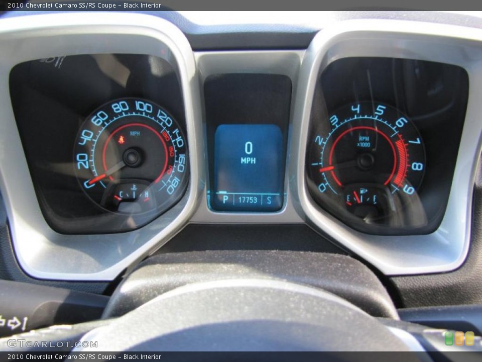 Black Interior Gauges for the 2010 Chevrolet Camaro SS/RS Coupe #48795384