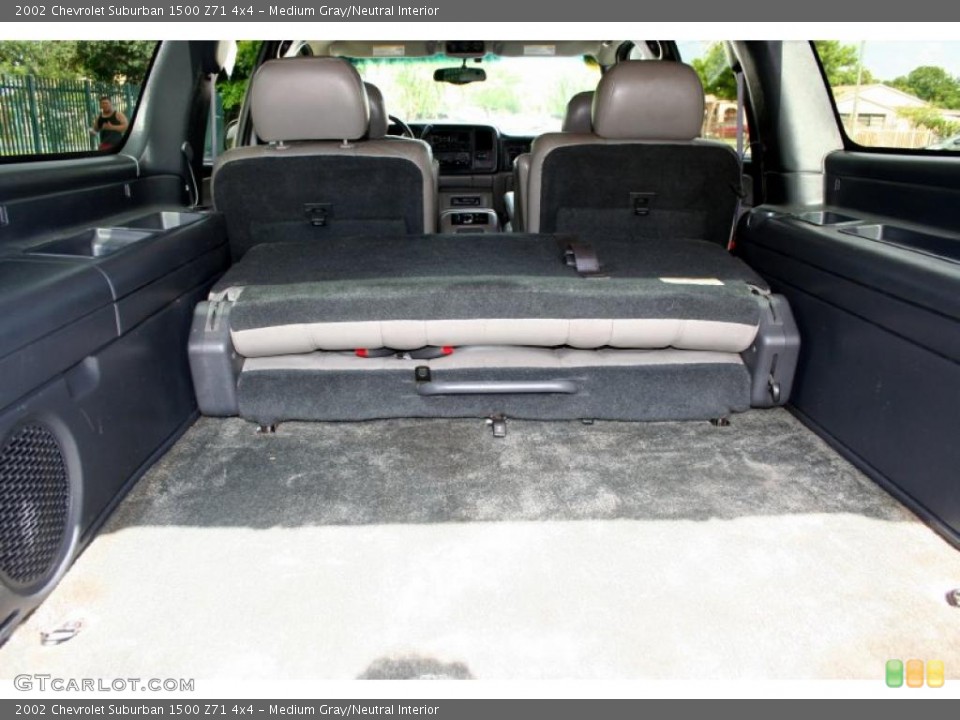 Medium Gray/Neutral Interior Trunk for the 2002 Chevrolet Suburban 1500 Z71 4x4 #48795403