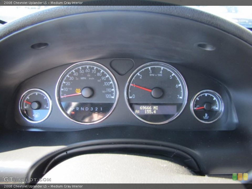 Medium Gray Interior Gauges for the 2008 Chevrolet Uplander LS #48795770