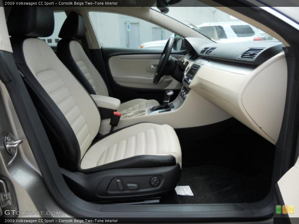 Cornsilk Beige Two-Tone Interior Photo for the 2009 Volkswagen CC Sport #48797088