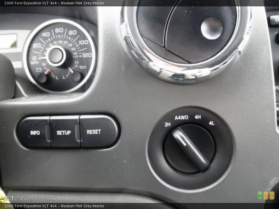 Medium Flint Grey Interior Controls for the 2006 Ford Expedition XLT 4x4 #48797397