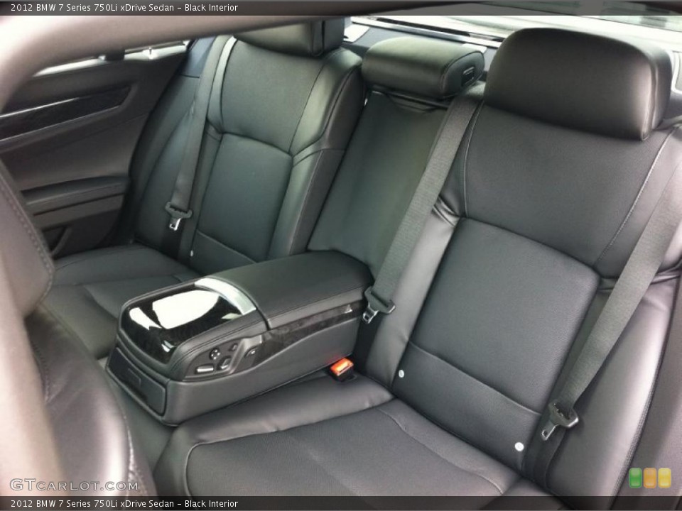 Black Interior Photo for the 2012 BMW 7 Series 750Li xDrive Sedan #48799171