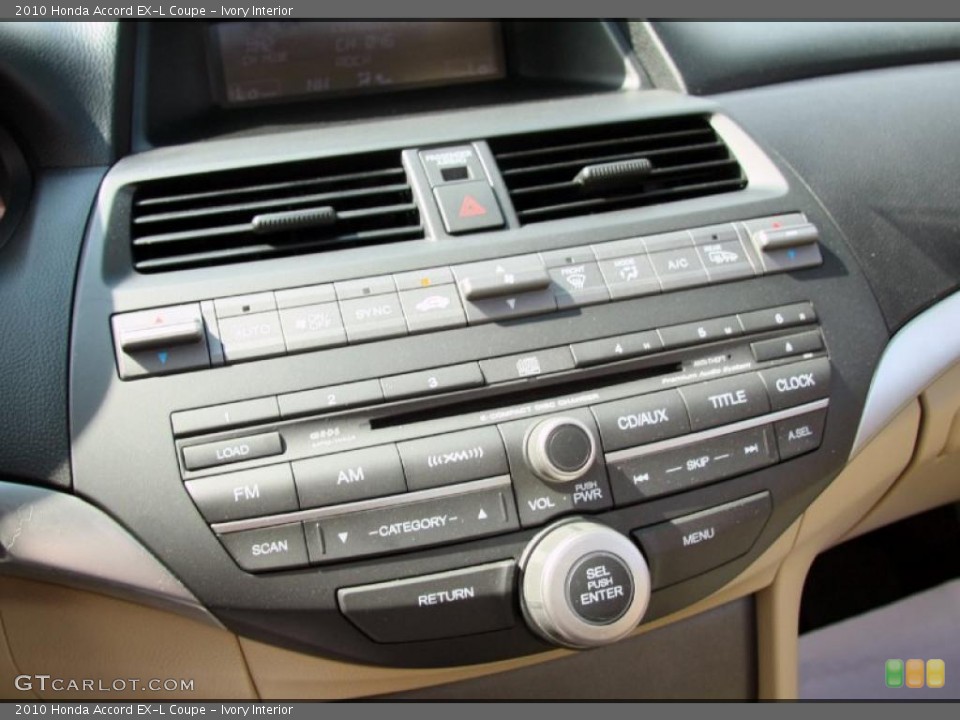 Ivory Interior Controls for the 2010 Honda Accord EX-L Coupe #48800062
