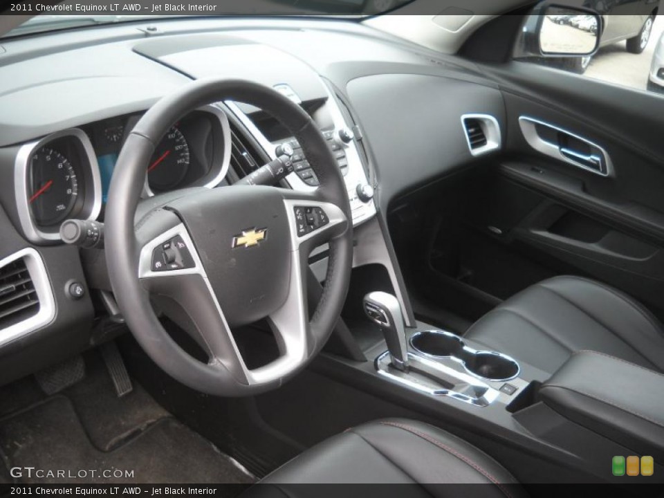 Jet Black Interior Prime Interior for the 2011 Chevrolet Equinox LT AWD #48800557