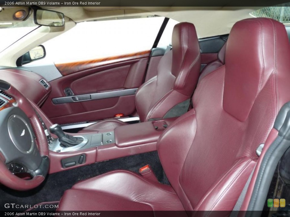 Iron Ore Red Interior Photo for the 2006 Aston Martin DB9 Volante #48801292