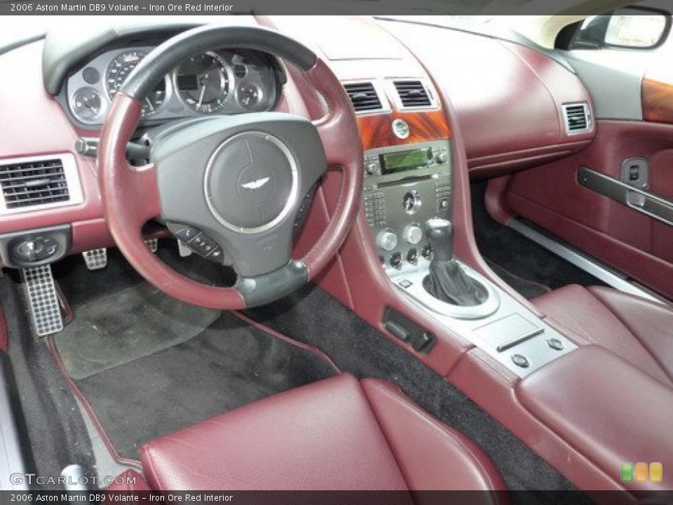 Iron Ore Red Interior Prime Interior for the 2006 Aston Martin DB9 Volante #48801307