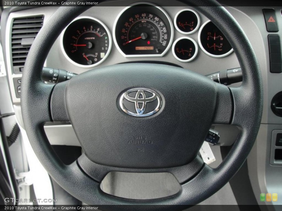 Graphite Gray Interior Steering Wheel for the 2010 Toyota Tundra CrewMax #48806527