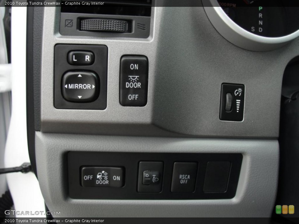 Graphite Gray Interior Controls for the 2010 Toyota Tundra CrewMax #48806563