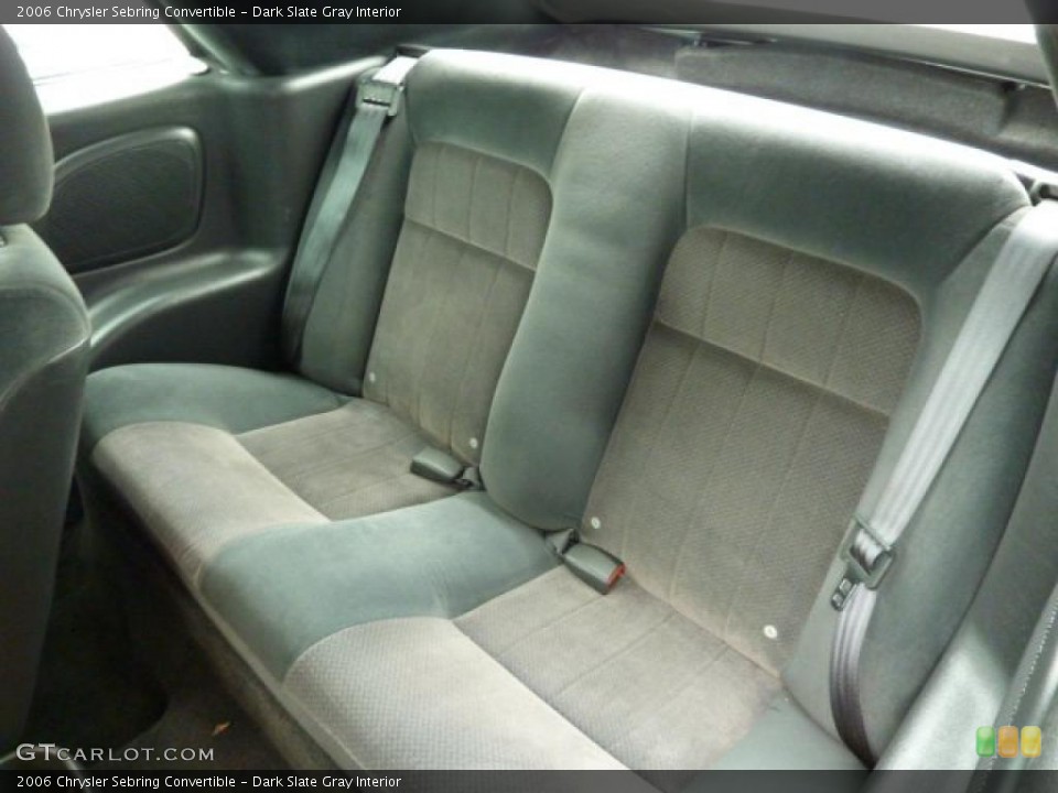 Dark Slate Gray Interior Photo for the 2006 Chrysler Sebring Convertible #48807253