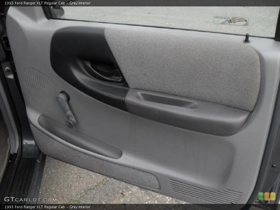 Grey Interior Door Panel for the 1993 Ford Ranger XLT Regular Cab #48808060