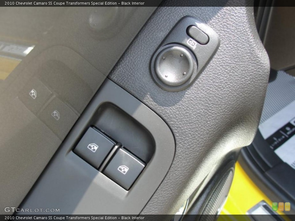 Black Interior Controls for the 2010 Chevrolet Camaro SS Coupe Transformers Special Edition #48813255