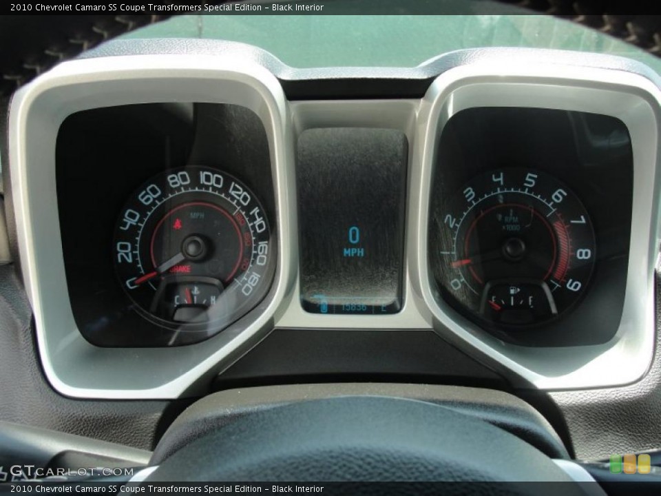 Black Interior Gauges for the 2010 Chevrolet Camaro SS Coupe Transformers Special Edition #48813291