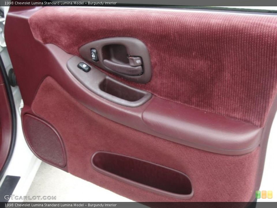 Burgundy Interior Door Panel for the 1998 Chevrolet Lumina  #48813723