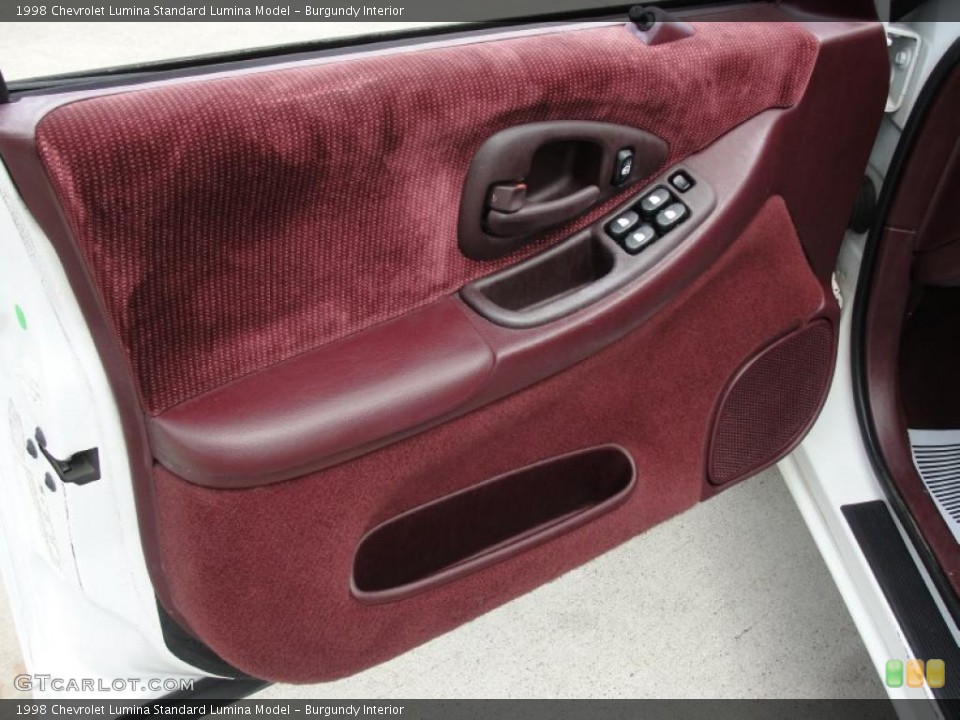 Burgundy Interior Door Panel for the 1998 Chevrolet Lumina  #48813747