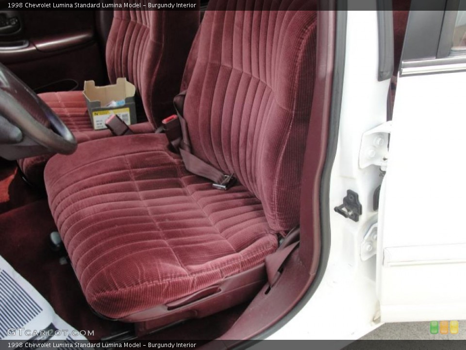Burgundy Interior Photo for the 1998 Chevrolet Lumina  #48813750