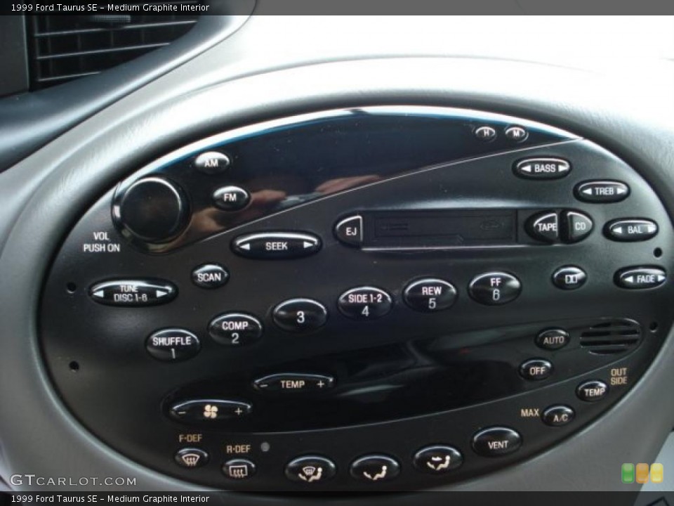 Medium Graphite Interior Controls for the 1999 Ford Taurus SE #48816441