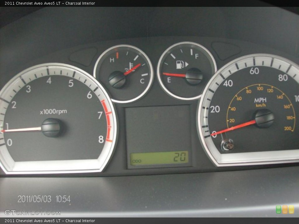 Charcoal Interior Gauges for the 2011 Chevrolet Aveo Aveo5 LT #48819474