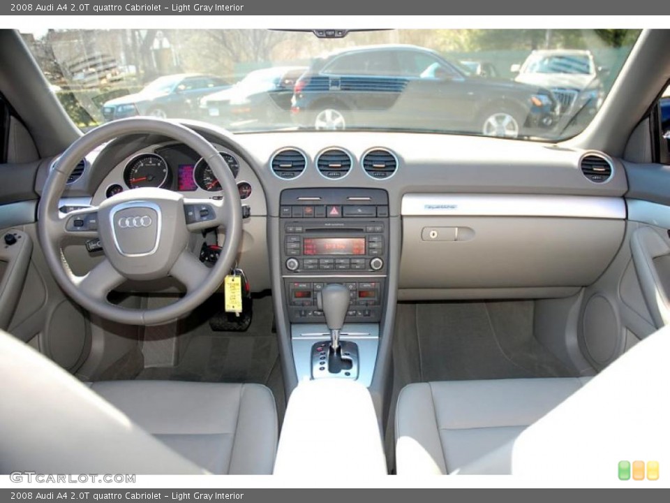 Light Gray Interior Dashboard for the 2008 Audi A4 2.0T quattro Cabriolet #48820625
