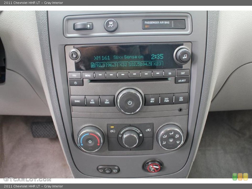 Gray Interior Controls for the 2011 Chevrolet HHR LT #48821653