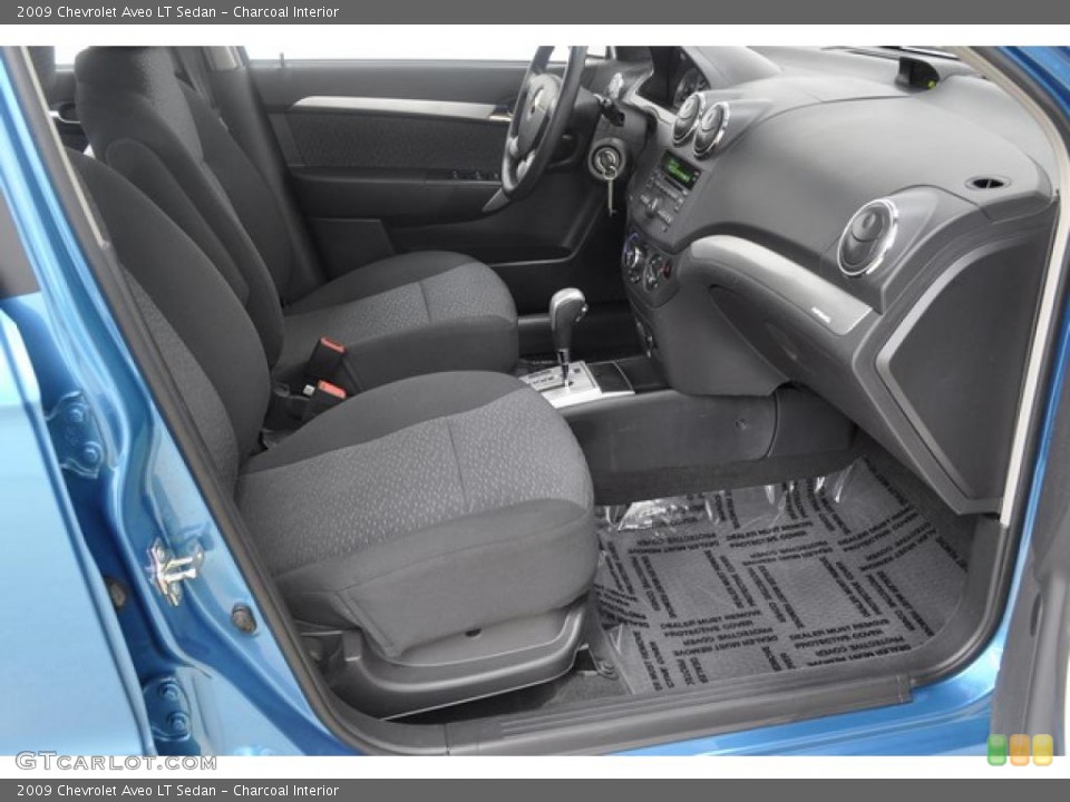 Charcoal Interior Photo for the 2009 Chevrolet Aveo LT Sedan #48822957