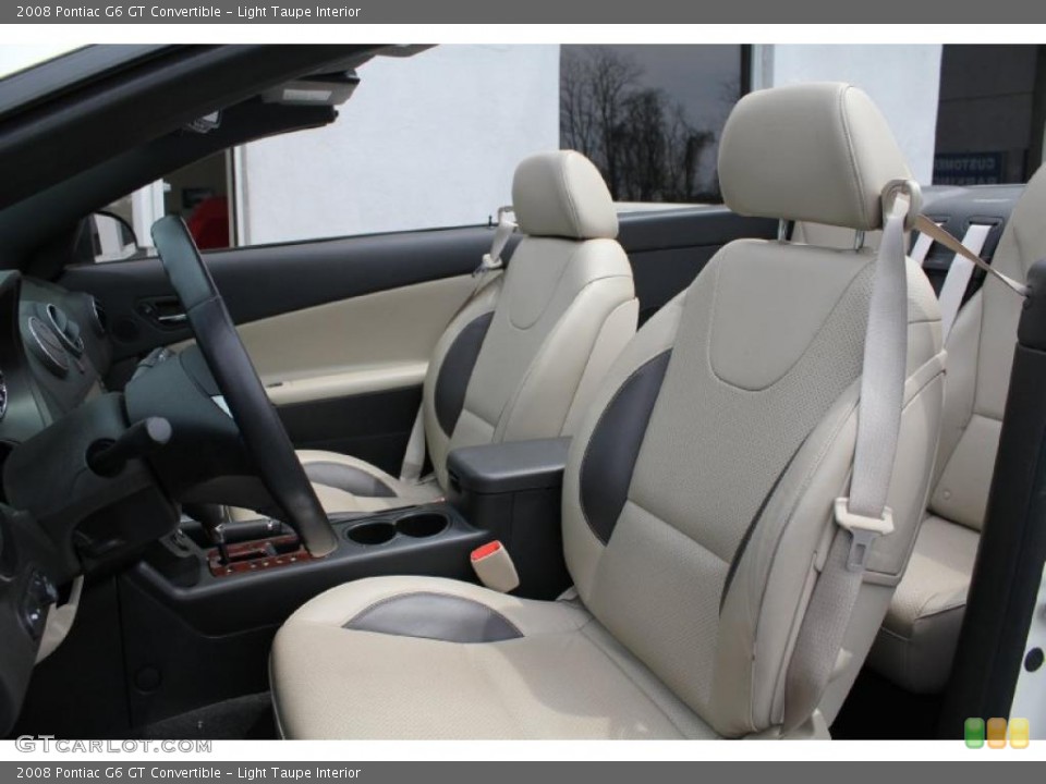 Light Taupe Interior Photo for the 2008 Pontiac G6 GT Convertible #48823124