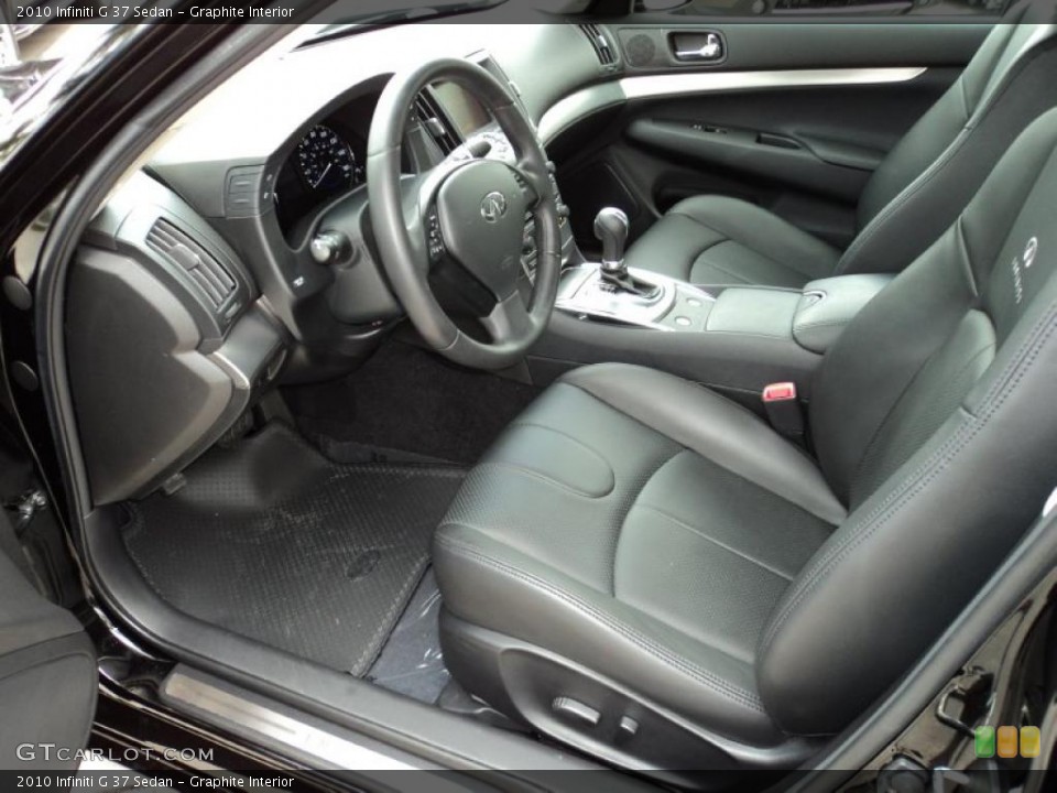 Graphite Interior Photo for the 2010 Infiniti G 37 Sedan #48824442