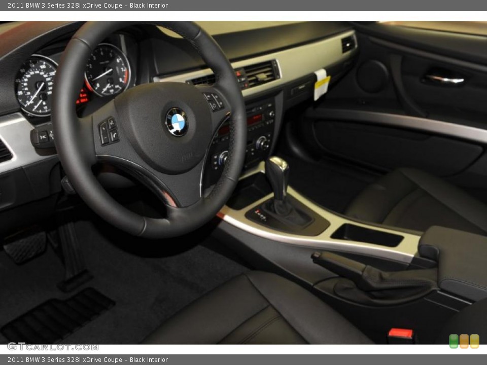 Black Interior Photo for the 2011 BMW 3 Series 328i xDrive Coupe #48825144