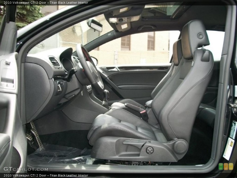 Titan Black Leather Interior Photo for the 2010 Volkswagen GTI 2 Door #48825405