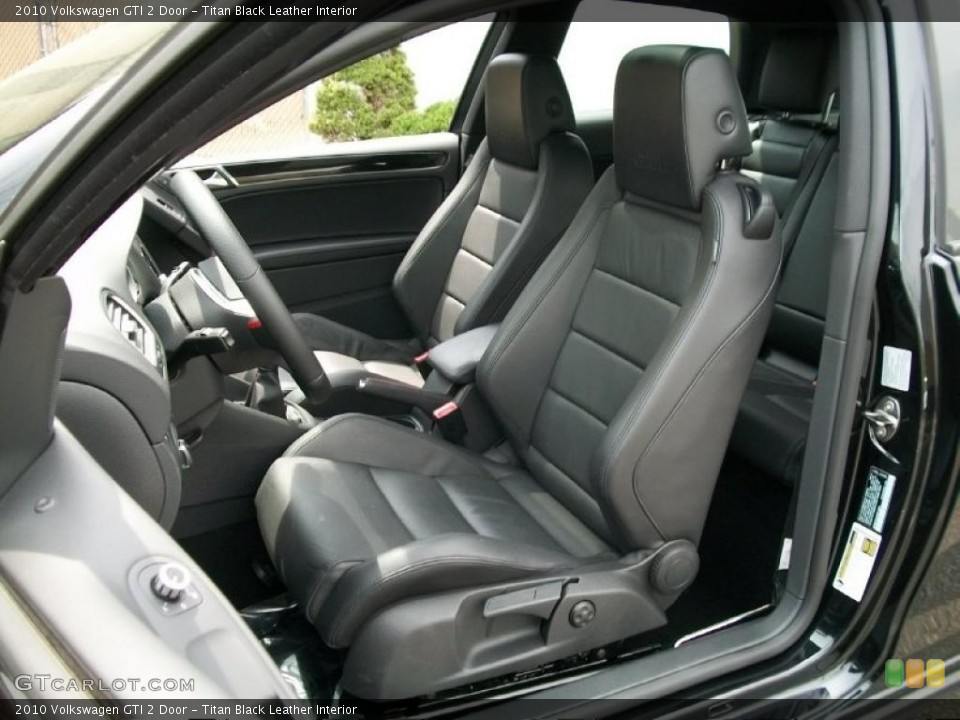 Titan Black Leather Interior Photo for the 2010 Volkswagen GTI 2 Door #48825420