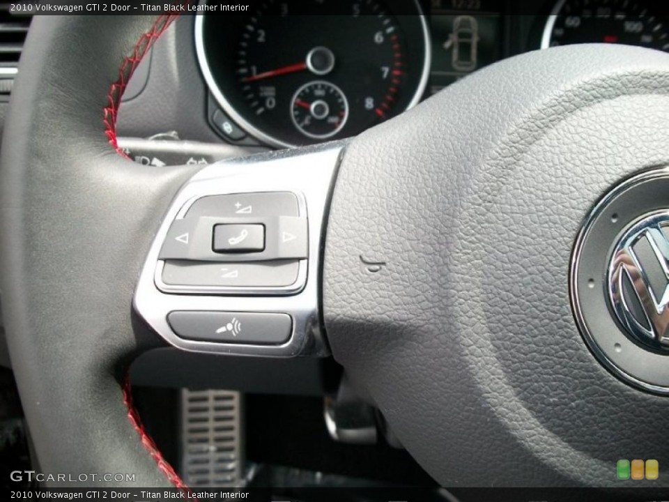 Titan Black Leather Interior Controls for the 2010 Volkswagen GTI 2 Door #48825465
