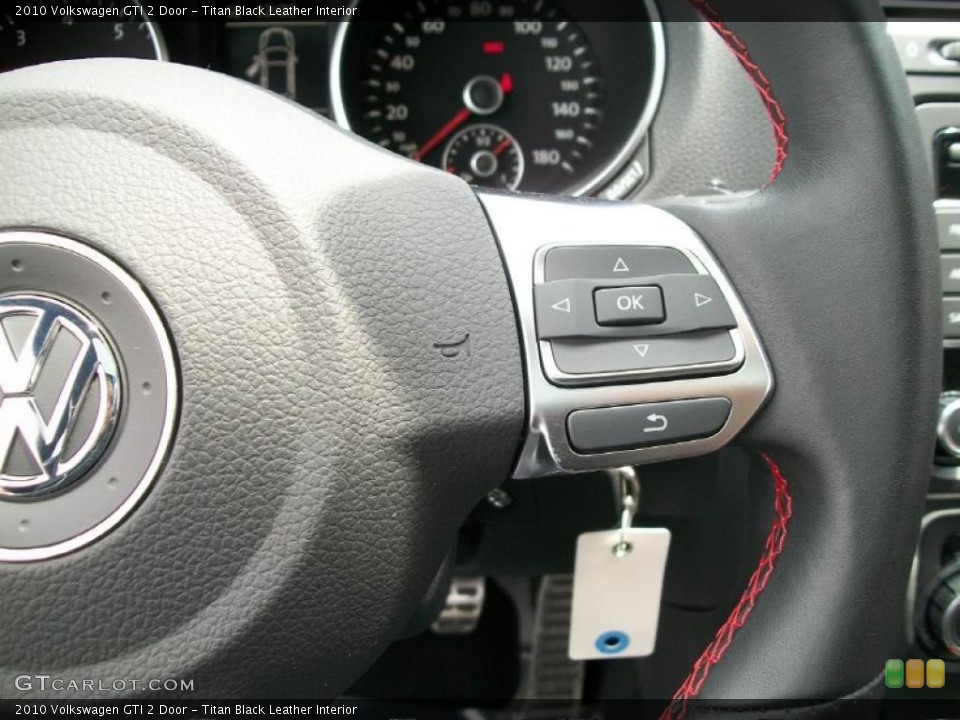 Titan Black Leather Interior Controls for the 2010 Volkswagen GTI 2 Door #48825480