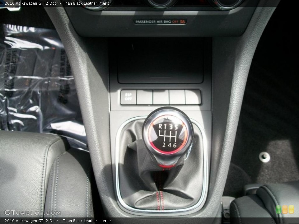Titan Black Leather Interior Transmission for the 2010 Volkswagen GTI 2 Door #48825528